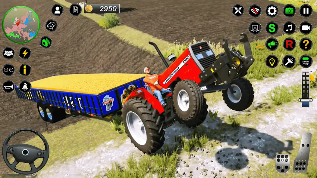 Real Farmer Tractor Drive Game (Фармер Трактор 3Д Фермерские Игры)  [МОД Unlocked] Screenshot 2