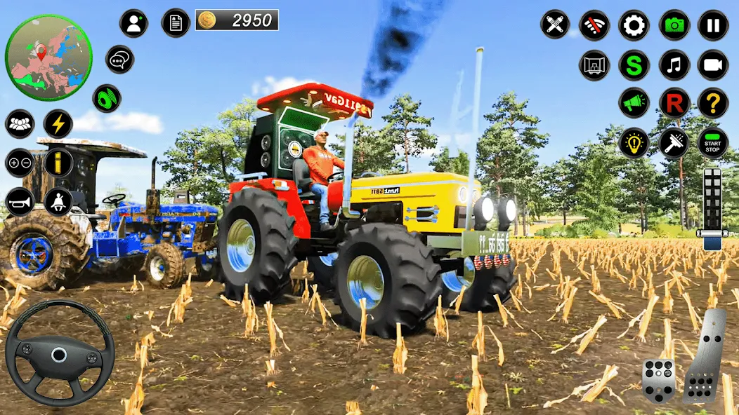 Real Farmer Tractor Drive Game (Фармер Трактор 3Д Фермерские Игры)  [МОД Unlocked] Screenshot 5