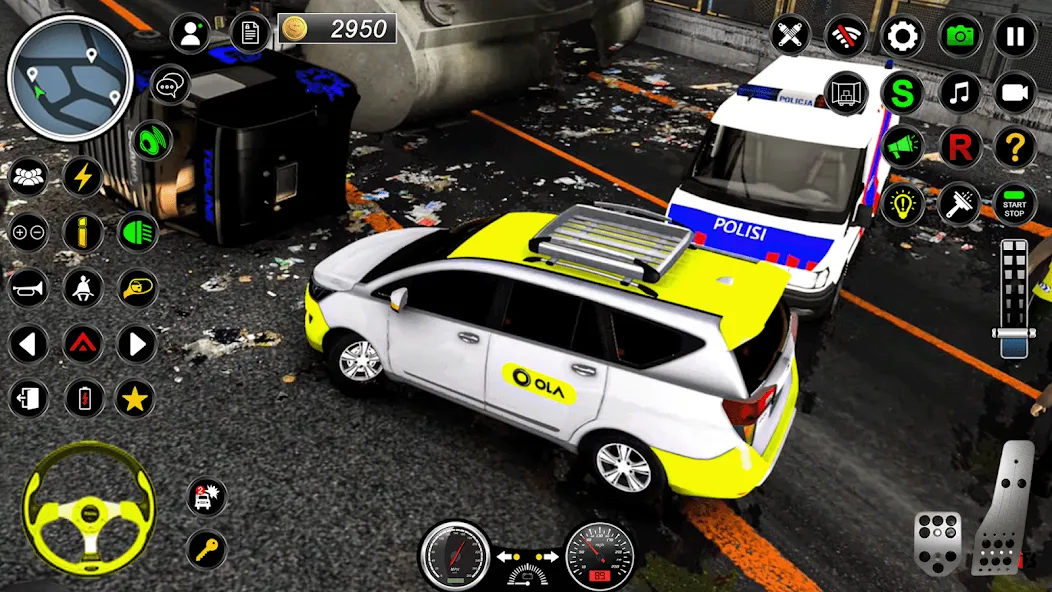 City Taxi Games Taxi Simulator (Русские такси игры на автомобилях)  [МОД Бесконечные монеты] Screenshot 2