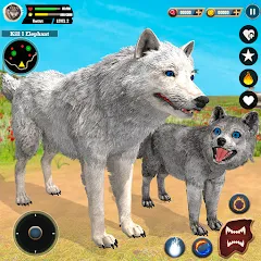 Скачать взломанную Wild Wolf Simulator Games  [МОД Unlimited Money] - последняя версия apk на Андроид