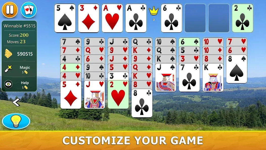 FreeCell Solitaire - Card Game  [МОД Mega Pack] Screenshot 4