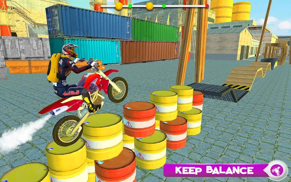 Motor Bike Stunt Racing Games (Мотор Байк Стант Гонки Игры)  [МОД Много денег] Screenshot 4