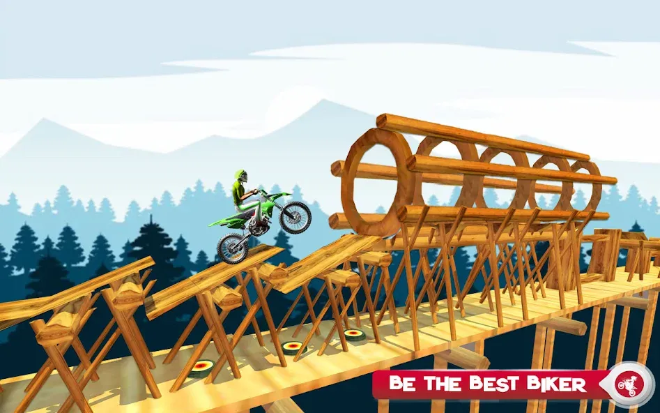 Motor Bike Stunt Racing Games (Мотор Байк Стант Гонки Игры)  [МОД Много денег] Screenshot 5