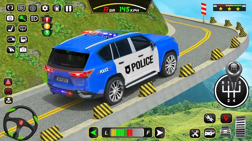 Police Car Driving School Game (Полицейская школа вождения автомобилей)  [МОД Меню] Screenshot 3