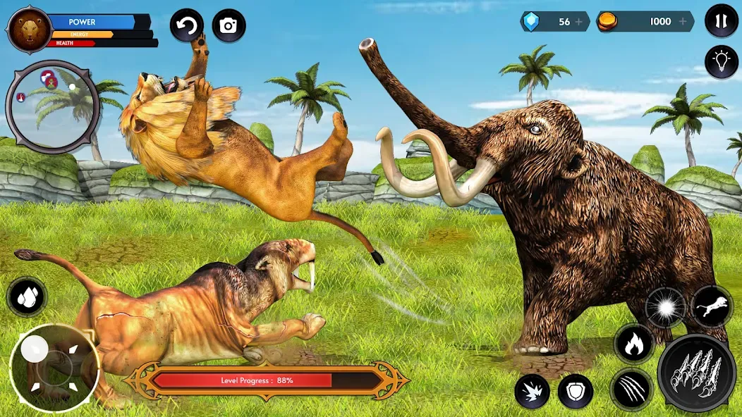 Lion Simulator Wild Lion Games  [МОД Меню] Screenshot 5