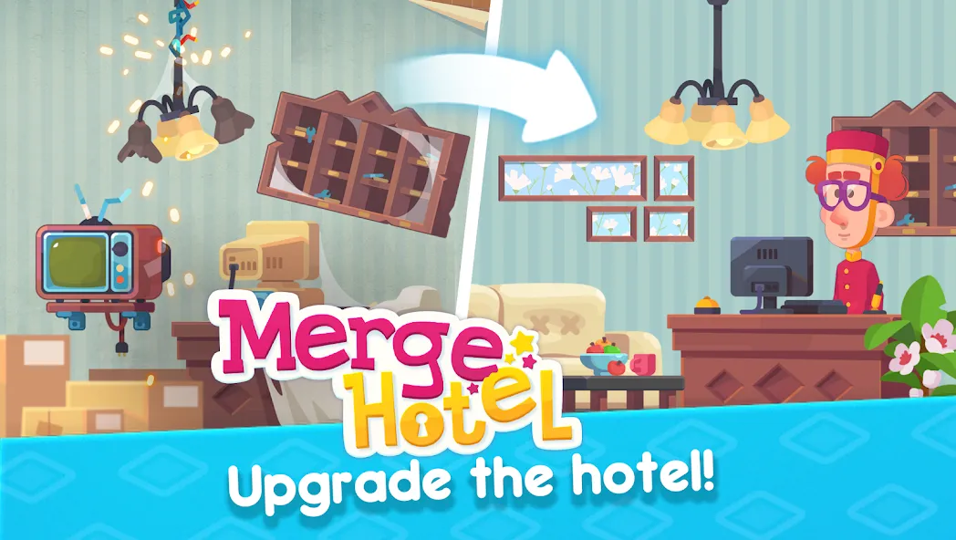 Merge Hotel: Family Story Game (Мердж Отель)  [МОД Mega Pack] Screenshot 3