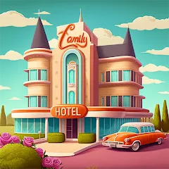 Взлом Merge Hotel: Family Story Game (Мердж Отель)  [МОД Mega Pack] - последняя версия apk на Андроид