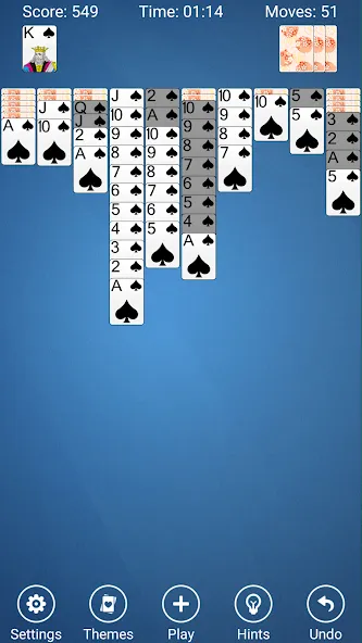 Spider Solitaire  [МОД Menu] Screenshot 5