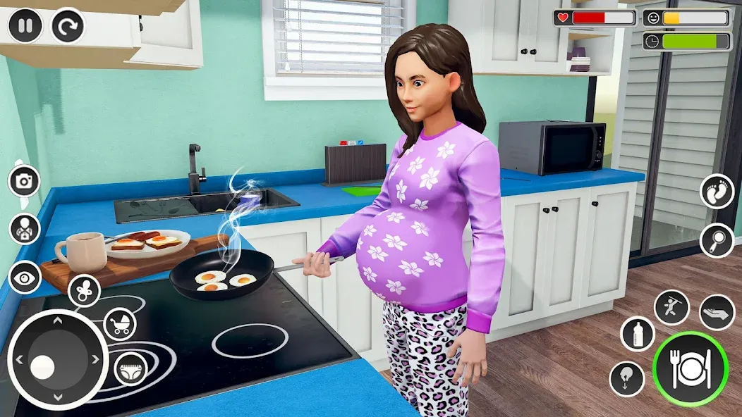 Pregnant Mom Simulator Games  [МОД Меню] Screenshot 1