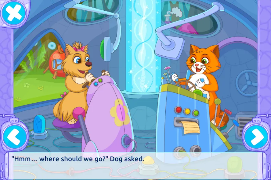 Cat & Dog Story Adventure Game  [МОД Много денег] Screenshot 1