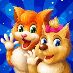 Скачать взлом Cat & Dog Story Adventure Game  [МОД Много денег] - полная версия apk на Андроид