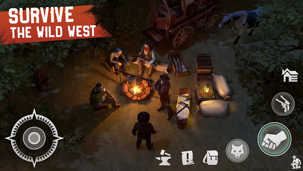 Westland Survival: Cowboy Game (Вестланд Сурвайвал)  [МОД Меню] Screenshot 3