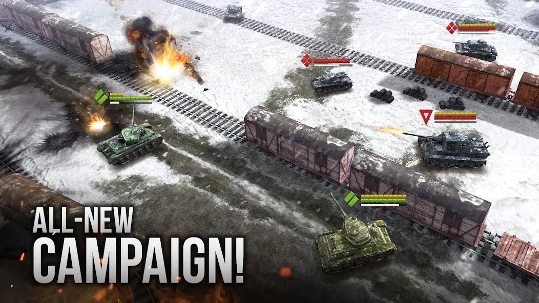 Armor Age: WW2 tank strategy (Армор Эйдж)  [МОД Mega Pack] Screenshot 1