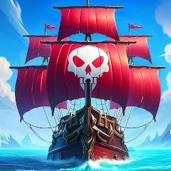 Взломанная Pirate Ships・Build and Fight  [МОД Все открыто] - последняя версия apk на Андроид