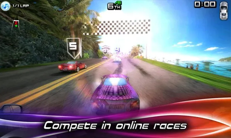 Race Illegal: High Speed 3D (Рейс Иллигал)  [МОД Много монет] Screenshot 1