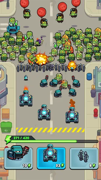 Police vs Zombie: Zombie City (Полиция против зомби)  [МОД Unlocked] Screenshot 1