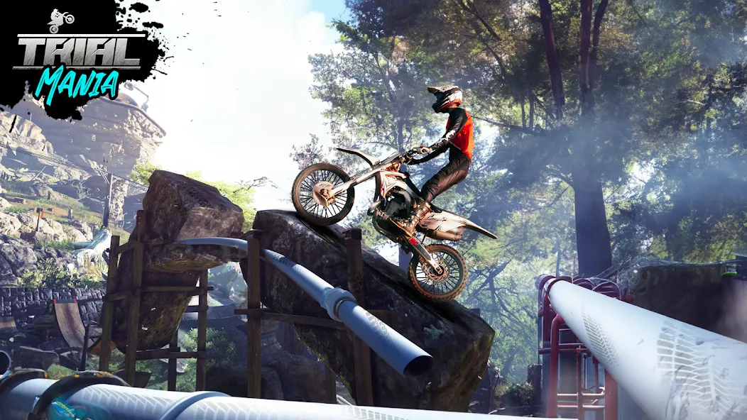 Trial Mania: Dirt Bike Games (Трайал Мания)  [МОД Много денег] Screenshot 5