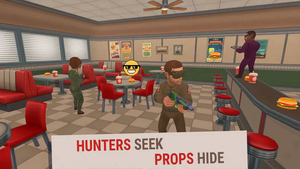 Hide Online - Hunters vs Props (Хайд Онлайн)  [МОД Меню] Screenshot 2