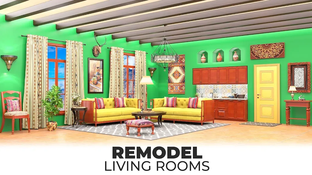 My Home Makeover: House Design  [МОД Бесконечные монеты] Screenshot 3