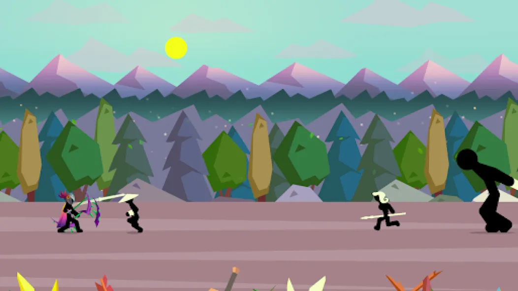 Stick Fight: Shadow Archer (Стк Файт)  [МОД Бесконечные деньги] Screenshot 4