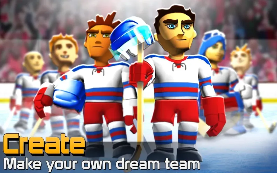 BIG WIN Hockey (БИГ ВИН Хоккей)  [МОД Все открыто] Screenshot 1