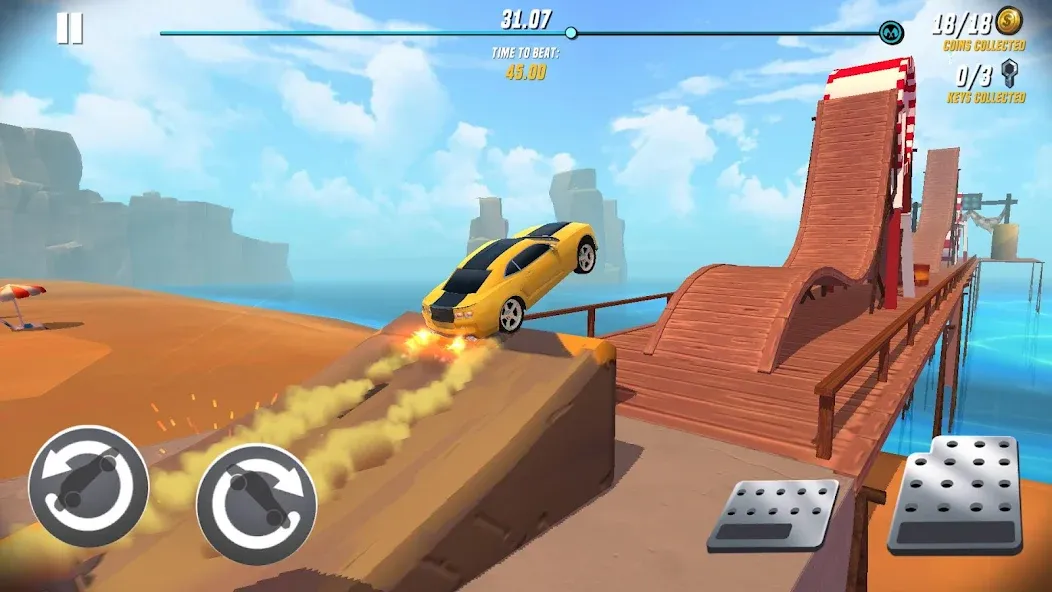 Stunt Car Extreme (Стант Кар Экстрим)  [МОД Mega Pack] Screenshot 1