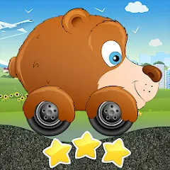 Взломанная Racing car game for kids  [МОД Mega Pack] - стабильная версия apk на Андроид