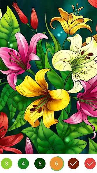 Coloring Book: Color by Number (Колоринг Бук)  [МОД Бесконечные монеты] Screenshot 1