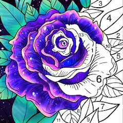 Взломанная Coloring Book: Color by Number (Колоринг Бук)  [МОД Бесконечные монеты] - полная версия apk на Андроид