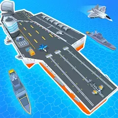 Взлом Idle Aircraft Carrier (Айдл Эйркрафт Кэрриер)  [МОД Mega Pack] - стабильная версия apk на Андроид