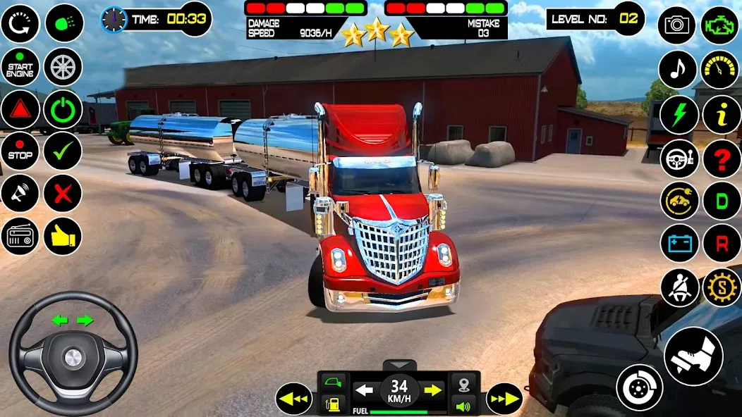 US Truck Driving Cargo Game 3D (Американский грузовик водителя)  [МОД Много денег] Screenshot 2