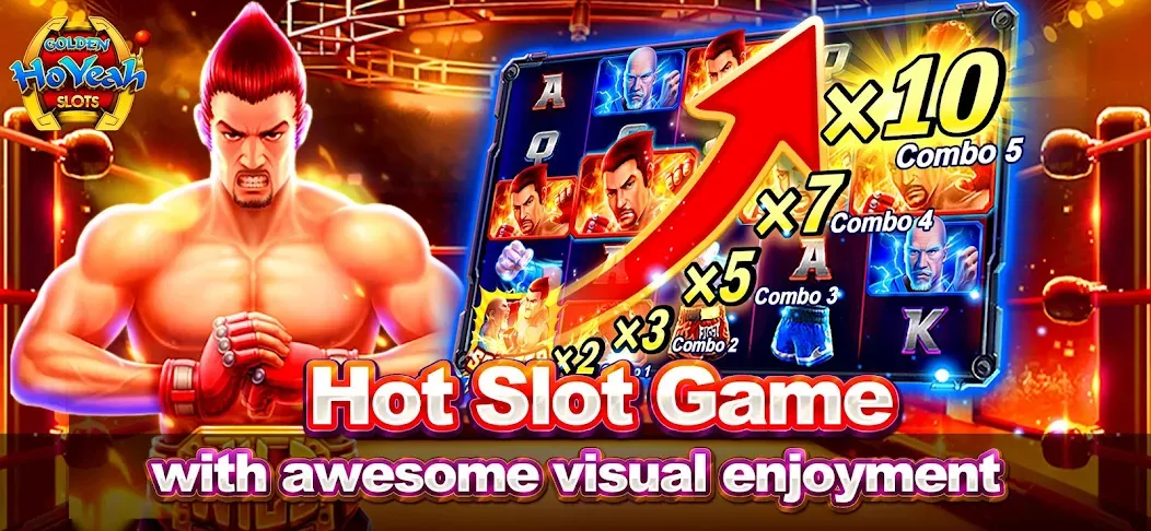 Golden HoYeah- Casino Slots (Голден ХоЯй)  [МОД Бесконечные монеты] Screenshot 3