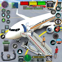 Скачать взлом Pilot Flight Simulator Games  [МОД Бесконечные монеты] - стабильная версия apk на Андроид