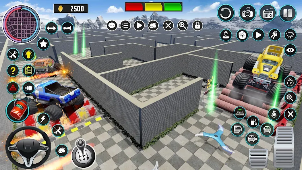 Monster Truck Maze Puzzle Game  [МОД Много денег] Screenshot 3