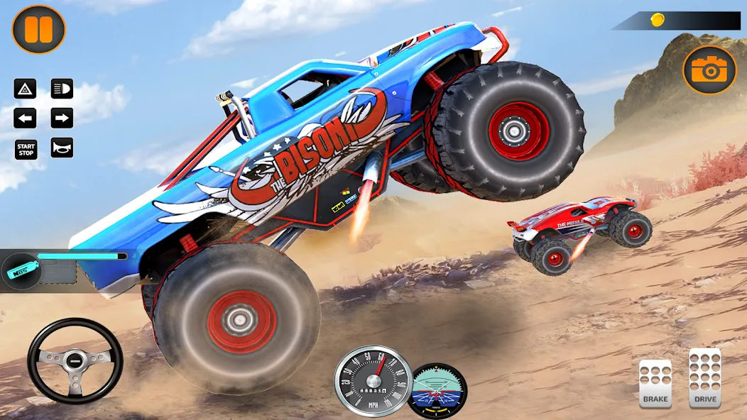 Monster Truck Off Road Racing  [МОД Все открыто] Screenshot 3