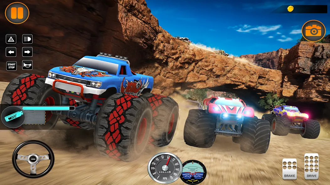 Monster Truck Off Road Racing  [МОД Все открыто] Screenshot 4