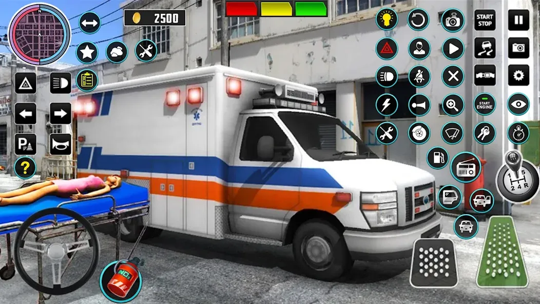 Heli Ambulance Simulator Game  [МОД Бесконечные деньги] Screenshot 3