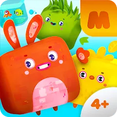 Взломанная Cutie Cubies  [МОД Бесконечные деньги] - полная версия apk на Андроид