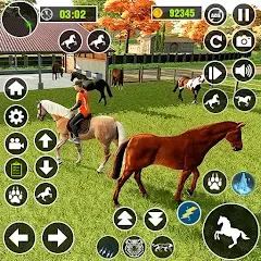 Скачать взломанную My Horse Herd Care Simulator (Мой симулятор ухода за стадом лошадей)  [МОД Меню] - последняя версия apk на Андроид