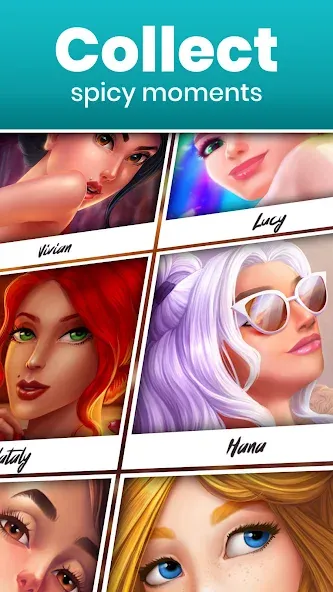 Dating Puzzle (Дейтинг Пазл)  [МОД Бесконечные монеты] Screenshot 5