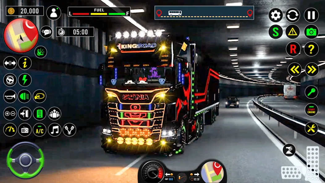 US Truck City Transport Sim 3d  [МОД Бесконечные деньги] Screenshot 4