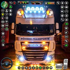 Взлом US Truck City Transport Sim 3d  [МОД Бесконечные деньги] - стабильная версия apk на Андроид