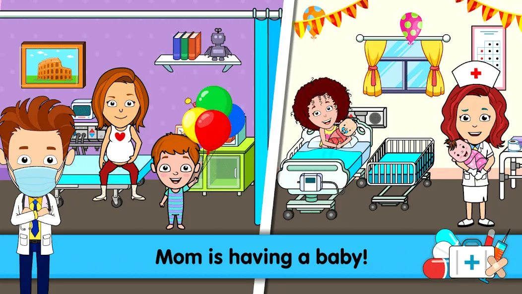My Hospital Town Doctor Games  [МОД Menu] Screenshot 2