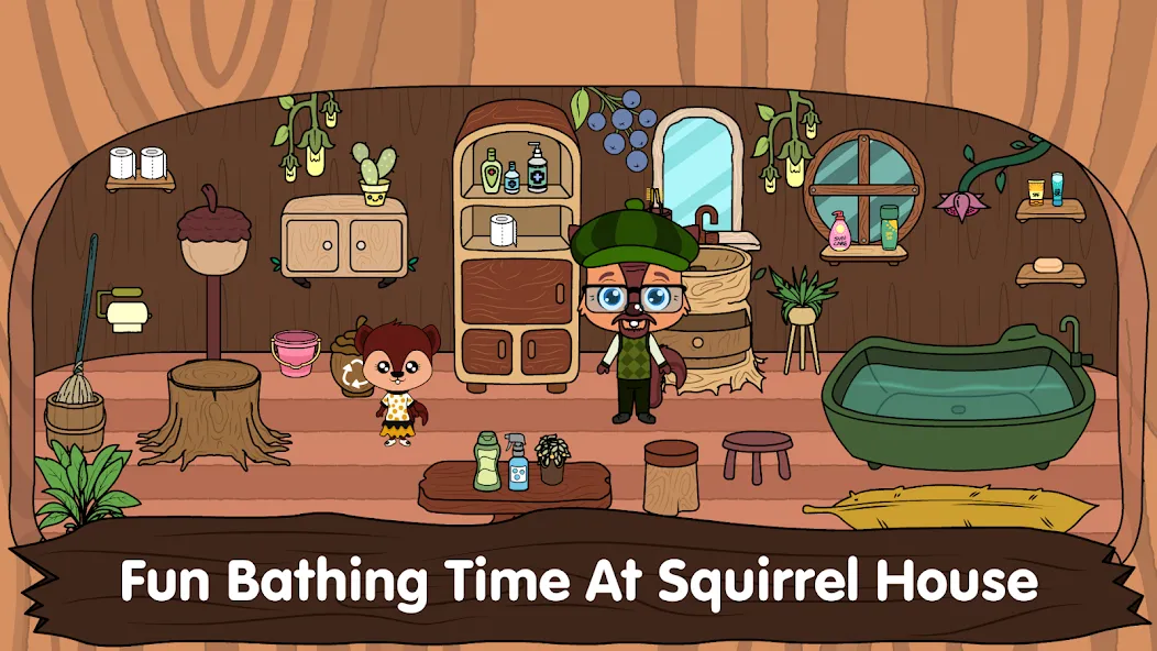 Animal Town - My Squirrel Home  [МОД Меню] Screenshot 4