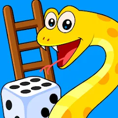 Взломанная Snake and Ladder Games  [МОД Много денег] - полная версия apk на Андроид