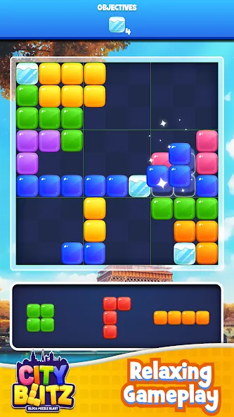 City Blitz-Block Puzzle Blast (Блок Головоломка Кинг)  [МОД Unlocked] Screenshot 2