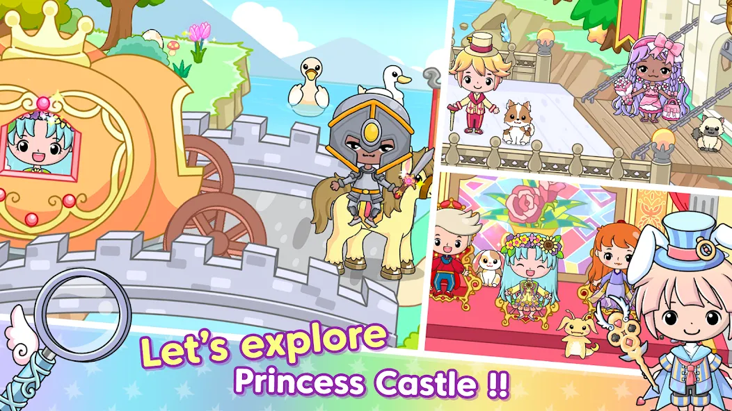 Jibi Land : Princess Castle (Джиби Лэнд)  [МОД Mega Pack] Screenshot 1