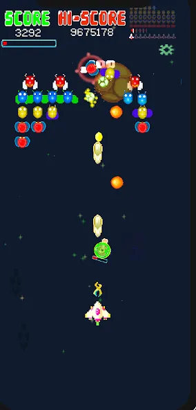 Galaxiga Retro Arcade Action (Галаксига Ретро Аркейд Экшн)  [МОД Много монет] Screenshot 3