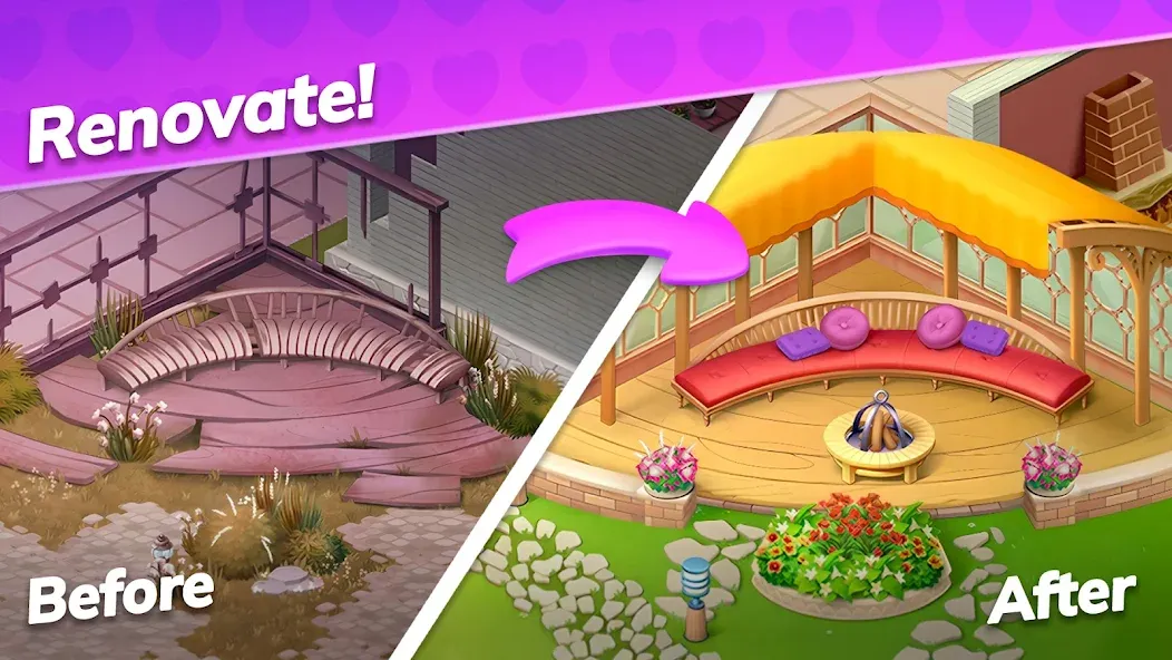 Emma's Mansion: Design & Match  [МОД Unlocked] Screenshot 3
