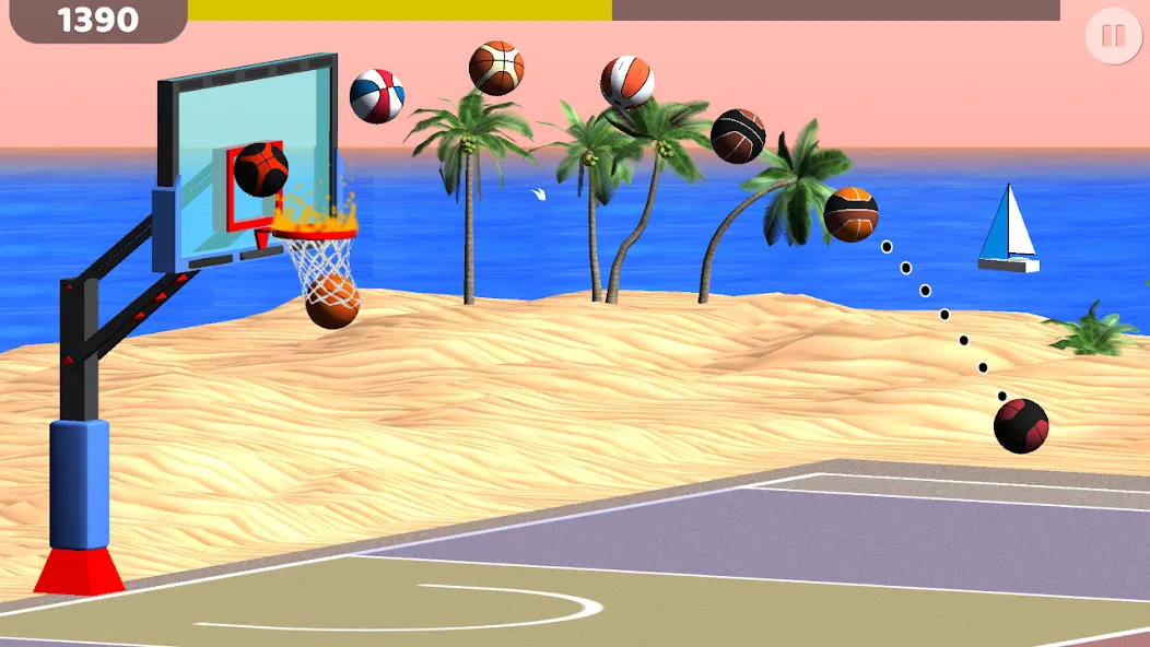 Basketball: Shooting Hoops  [МОД Menu] Screenshot 2